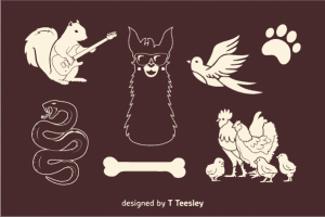Animal Collection Flat Illustration – Free Vector Pack
