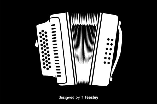 Accordion Musical Instruments Flat Illustration – Free Vector